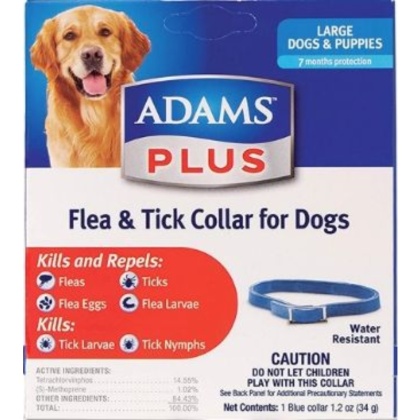 Adams Plus Flea & Tick Collar for Dogs - Large Dogs