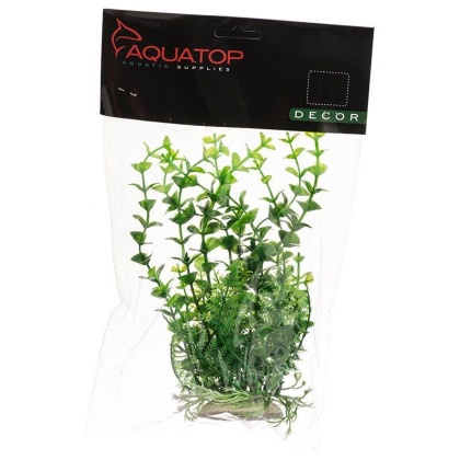 Aquatop Elodea Aquarium Plant - Green - 6" High w/ Weighted Base