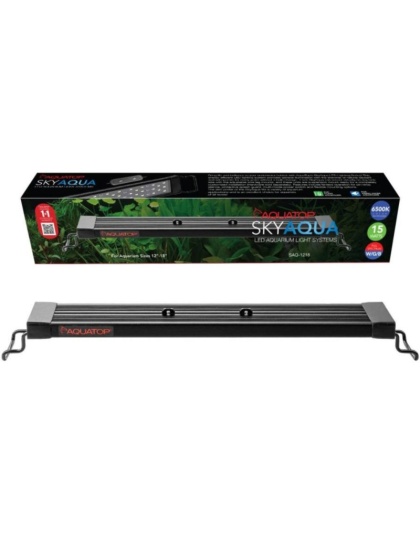 Aquatop SkyAqua LED Aquarium Light Fixture 6500K - 12-18" Long