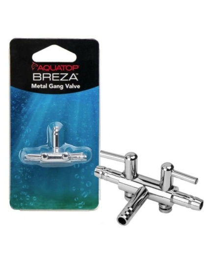 Aquatop Breza 2 Way Metal Gang Valve - 1 count