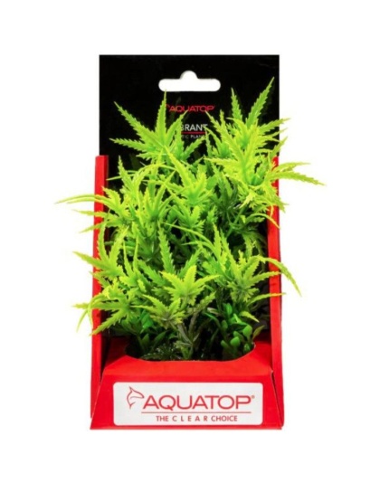 Aquatop Vibrant Garden Aquarium Plant Green - 6" tall