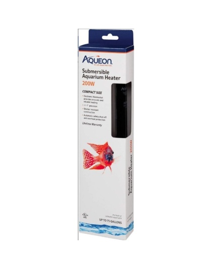 Aqueon Submersible Aquarium Heater - 200 Watt