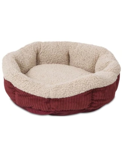 Aspen Pet Self Warming Pet Bed - Spice & Cream - 19" Diameter