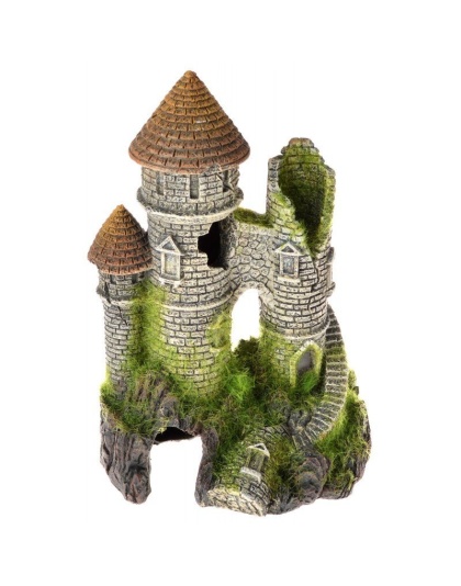 Exotic Environments Mountain Top Citadel with Moss - 1 Count