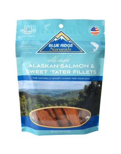 Blue Ridge Naturals Alaskan Salmon & Sweet Tater Fillets - 12 oz