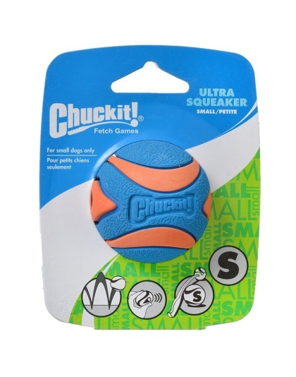 Chuckit Ultra Squeaker Ball Dog Toy - Small (2" Diameter)