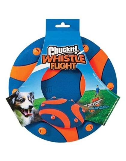 Chuckit Whistle Flight Disc Dog Toy - 1 count