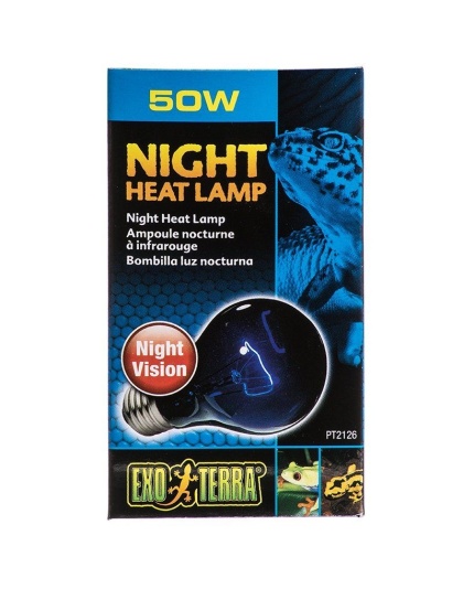 Exo-Terra Night Heat Lamp - 50 Watts - A19