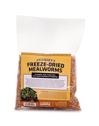 Flukers Freeze-Dried Mealworms - 1 lb