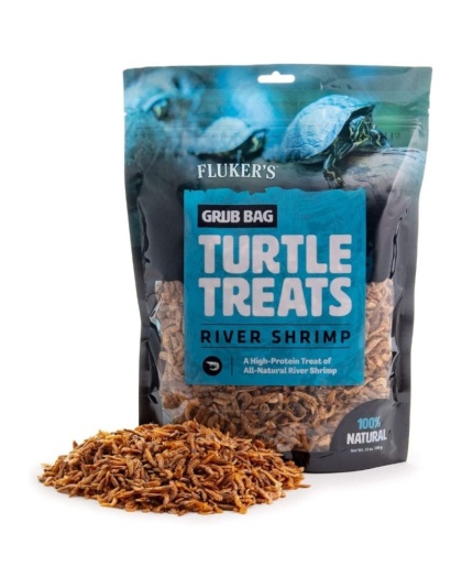 Flukers Grub Bag Turtle Treat - River Shrimp - 12 oz