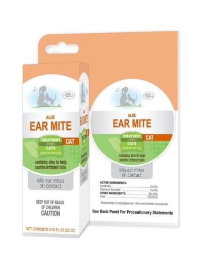 Four Paws Ear Mite Remedy for Cats - .75 oz