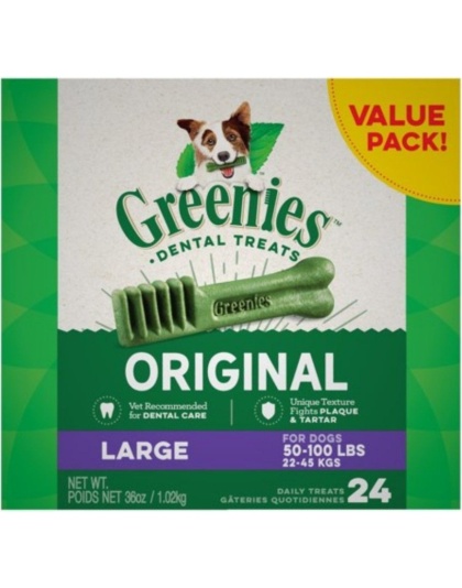 Greenies Large Dental Dog Treats - 24 count