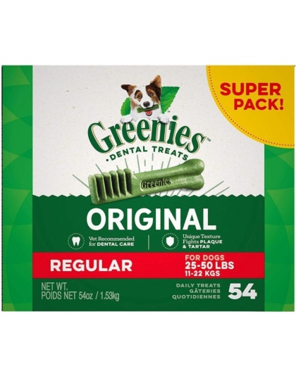 Greenies Regular Dental Dog Treats - 54 count