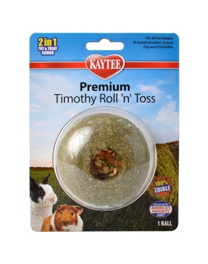 Kaytee Premium Timothy Roll 'n' Toss - 1 Count