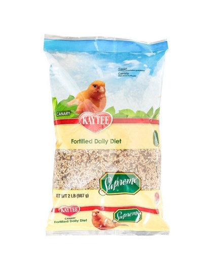 Kaytee Supreme Daily Blend Bird Food - Canary - 2 lbs