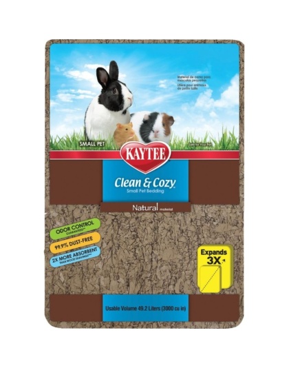 Kaytee Clean & Cozy Small Pet Bedding - Natural - 49.2 Liters