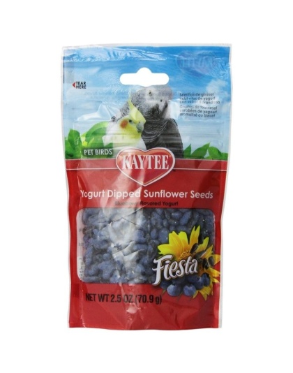 Kaytee Fiesta Yogurt Dipped Sunflower Seeds - Blueberry - 2.5 oz