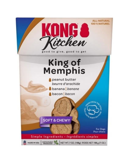 KONG Kitchen King of Memphis Dog Treat - 7 oz