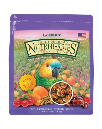 Lafeber Sunny Orchard Nutri-Berries Parrot Food - 3 lbs