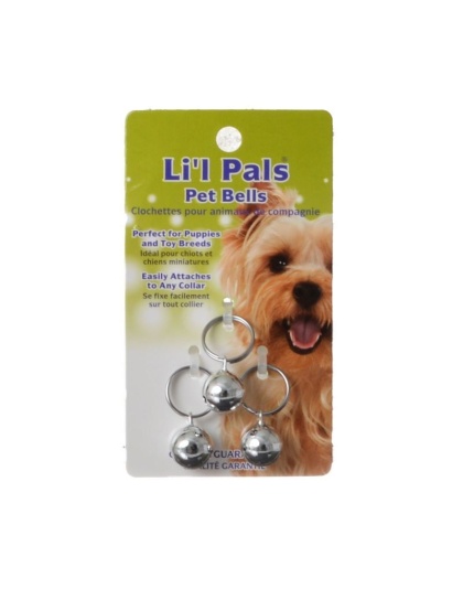 Li'l Pals Pet Bells - Silver - Silver Pet Bells