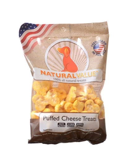 Loving Pets Natural Value Puffed Cheese Treats - 1.25 oz