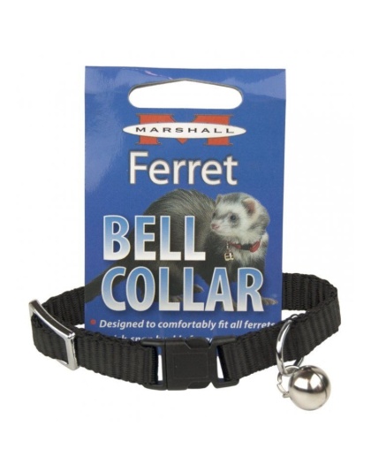 Marshall Ferret Bell Collar - Black - 1 Count