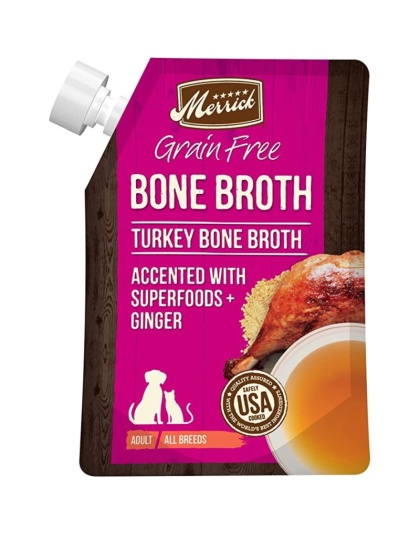 Merrick Grain Free Bone Broth Turkey Recipe - 16 oz