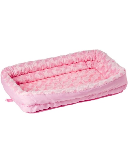 MidWest Double Bolster Pet Bed Pink - Small - 1 count