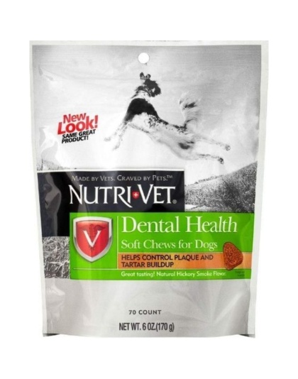 Nutri-Vet Dental Health Soft Chews  - 6 oz