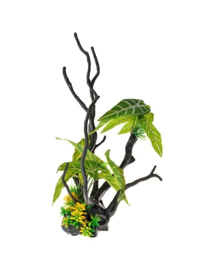 Penn Plax Driftwood Plant - Green - Tall - 1 Count