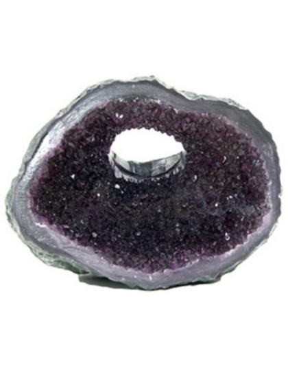 Penn Plax Purple Amethyst Geode Aquarium Ornament - 1 count