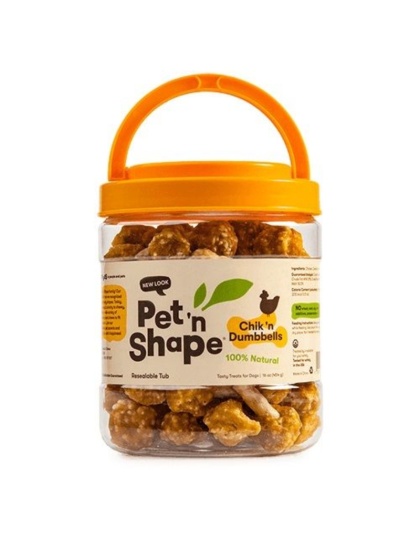 Pet 'n Shape Chik 'n Dumbbells Dog Treats - 16 oz