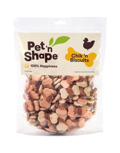 Pet 'n Shape Chik 'n Biscuits Dog Treats - 35 oz