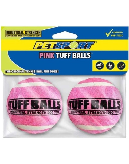 Petsport Tuff Ball Dog Toy Pink - 2 count