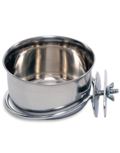 Prevue Stainless Steel Coop Cup with Bolt - 10 oz