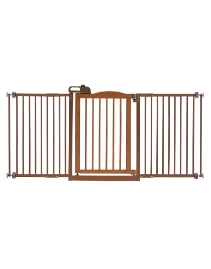 One-Touch Gate II Wide in Brown