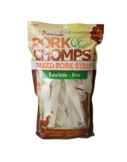 Premium Pork Chomps Baked Pork Strips - 10 oz