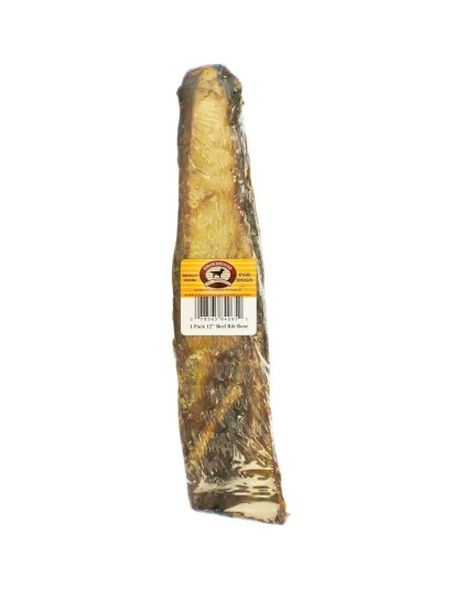 Smokehouse Treats Rib Bone - 12" Long (1 Pack)