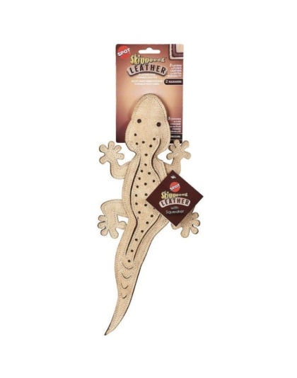 Skinneeez Leather Lizard Dog Toy - 15" L