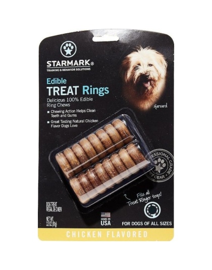 Starmark Edible Treat Rings Chicken Flavor - 1 count