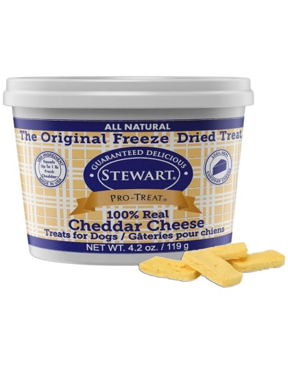 Stewart Freeze Dried Cheddar Cheese Dog Treats - 4.2 oz