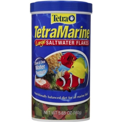 Tetra TetraMarine Saltwater Flakes Fish Food - 5.65 oz