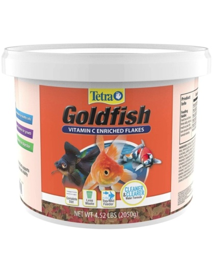 Tetra Goldfish Vitamin C Enriched Flakes - 4.52 lbs