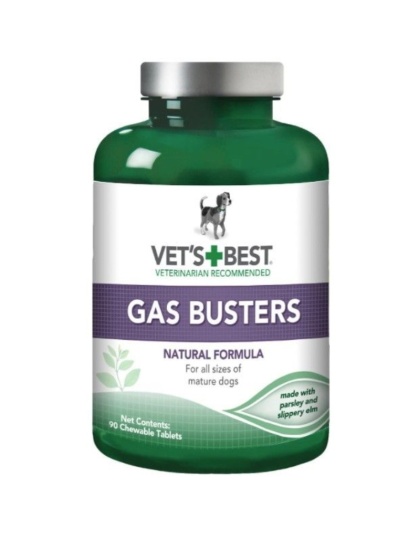 Vets Best Gas Busters for Dogs - 90 Tablets