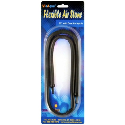 Via Aqua Flexible Dual Input Air Stone 30"  - 1 count