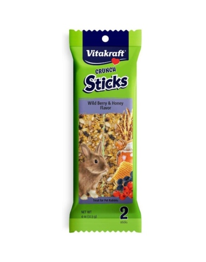 VitaKraft Wild Berry & Honey Flavor Crunch Sticks - 2 Sticks