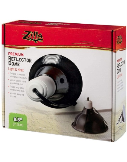 Zilla Premium Reflector Dome - Light & Heat - 8.5"