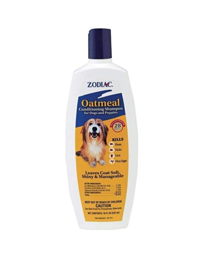 Zodiac Oatmeal Conditioning Shampoo for Dogs & Puppies - 18 oz