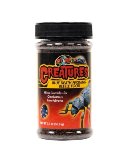 Zoo Med Creatures Blue Death Feigning Beetle Food - 2 oz