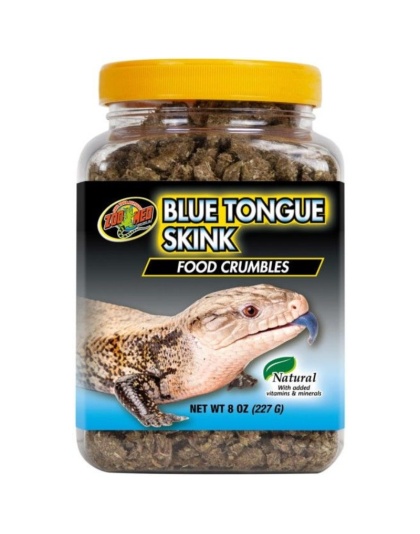 Zoo Med Blue Tongue Skink Food Crumbles - 8 oz